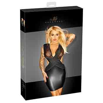 MINI ABITO SCOLLO A V