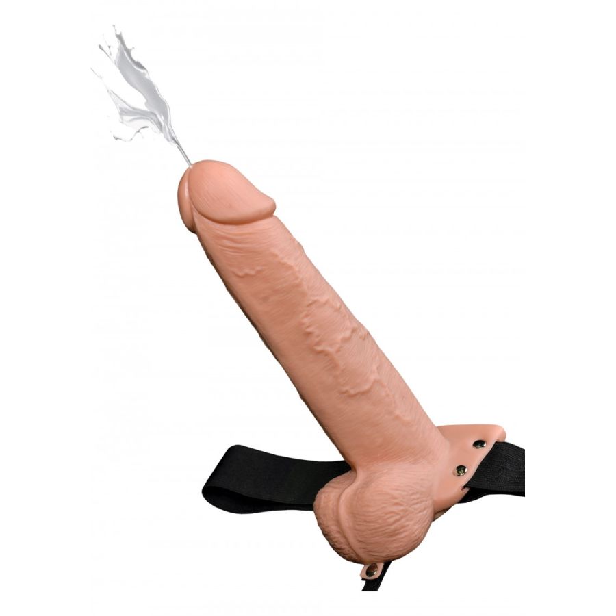 9 inch Hollow Squirting Strap On