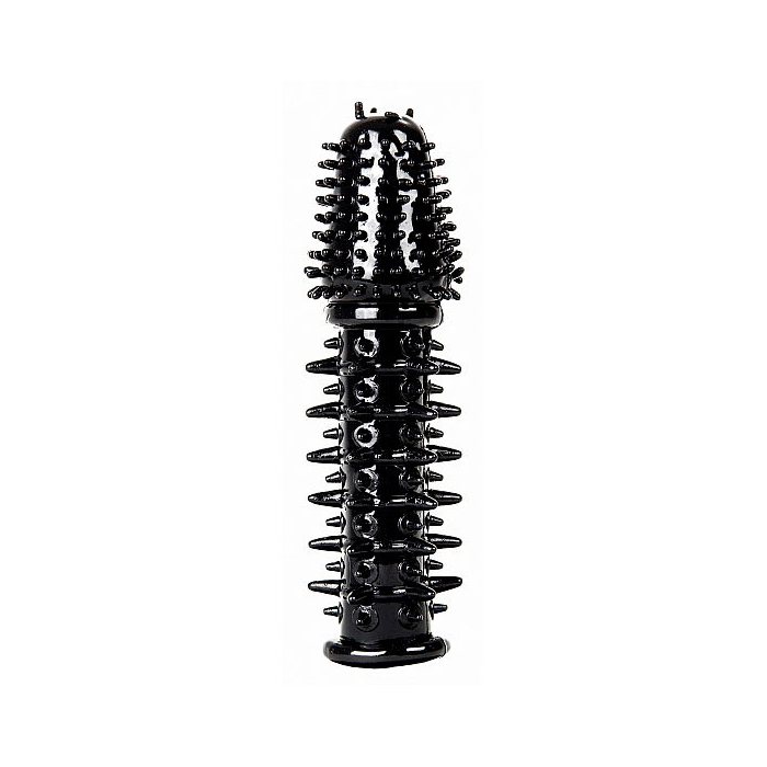 Thrilling Silicone Penis Extension Black