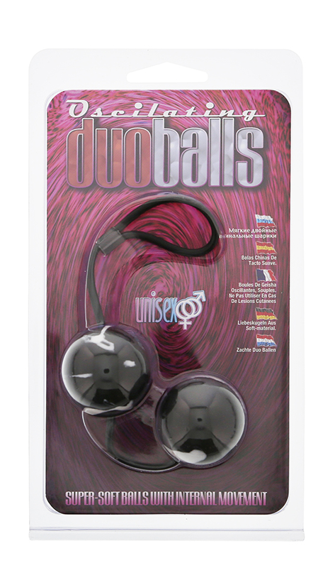 MARBILIZED DUO BALLS - BLACK